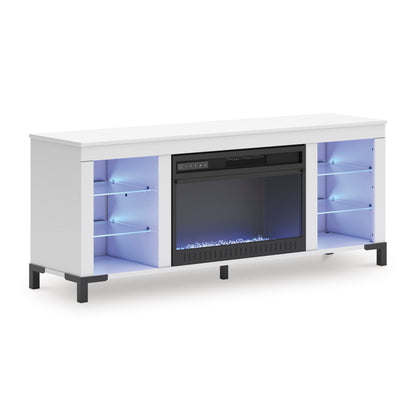 W2722-168 - TV Stand w/ Fireplace 59"L (LED Lights) *TV Stand with Insert - W2722-168 - TV Stand w/ Fireplace (LED Lights) TV Stand with Insert