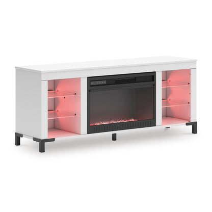 W2722-168 - TV Stand w/ Fireplace 59"L (LED Lights) *TV Stand with Insert - W2722-168 - TV Stand w/ Fireplace (LED Lights) TV Stand with Insert