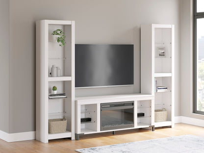 W2722 - TV Stand 59" L w/Fireplace (LED Lights) *TV Stand with Insert - W2722 - TV Stand 59" L w/Fireplace TV Stand with Insert