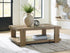 Flangren Light Brown Coffee Table - T553-1