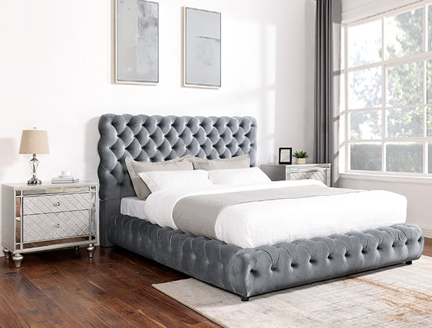 Flory Black King/Queen Rail - Gray - 5112GY-KQ-RAIL