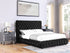 Flory Black Q. Headboard/Footboard -Black - 5112BK-Q-HBFB