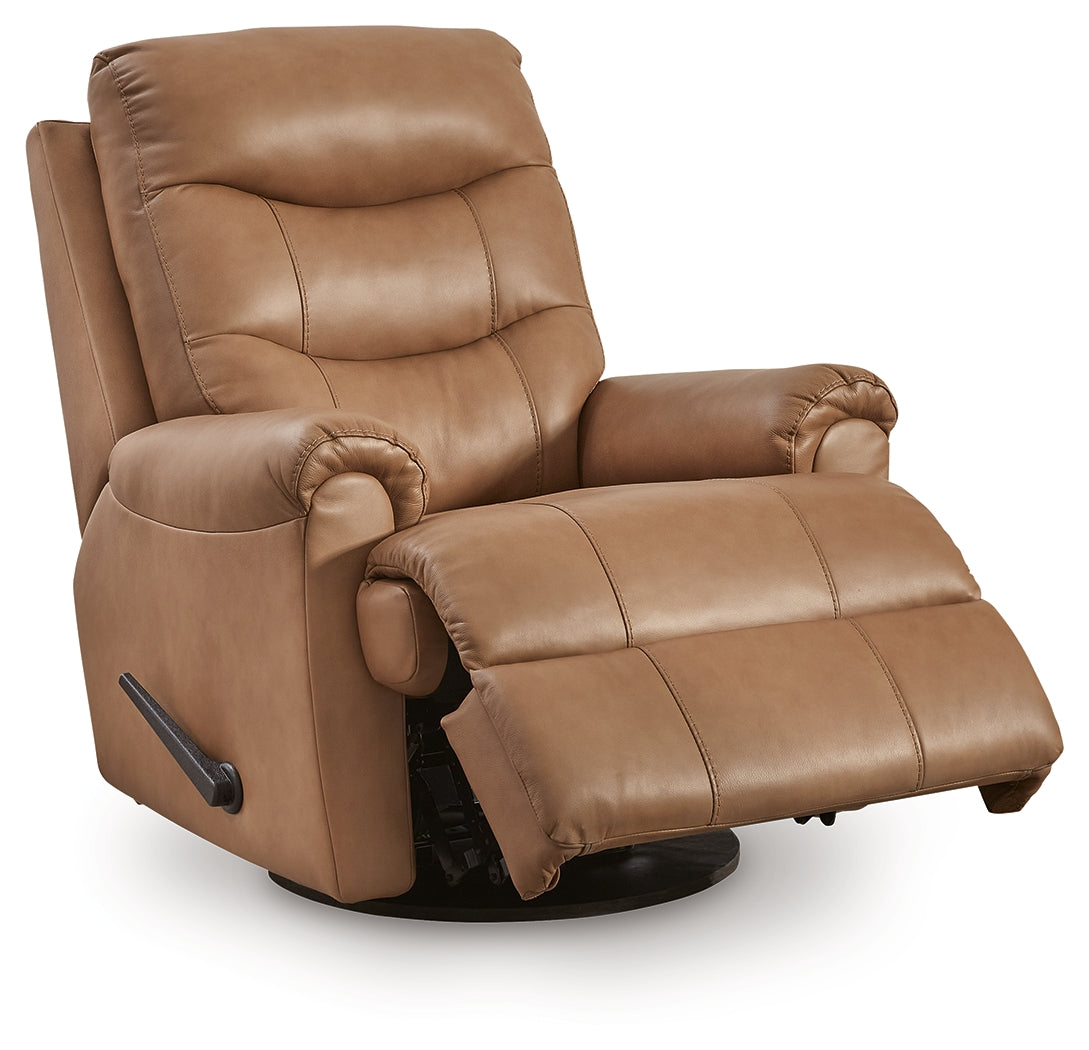Flynwood Butternut Swivel Glider Recliner - PCU1340161
