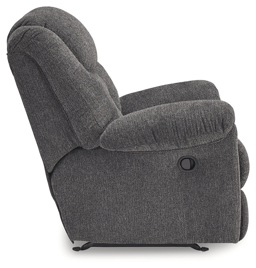 Foreside Charcoal Recliner - 3810425