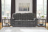 Foreside Charcoal Reclining Sofa - 3810488