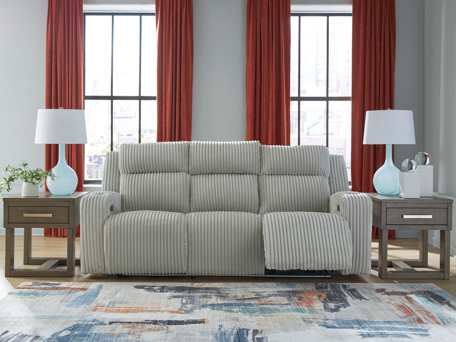 Forest Lake Alloy Power Reclining Sofa - PC6420315