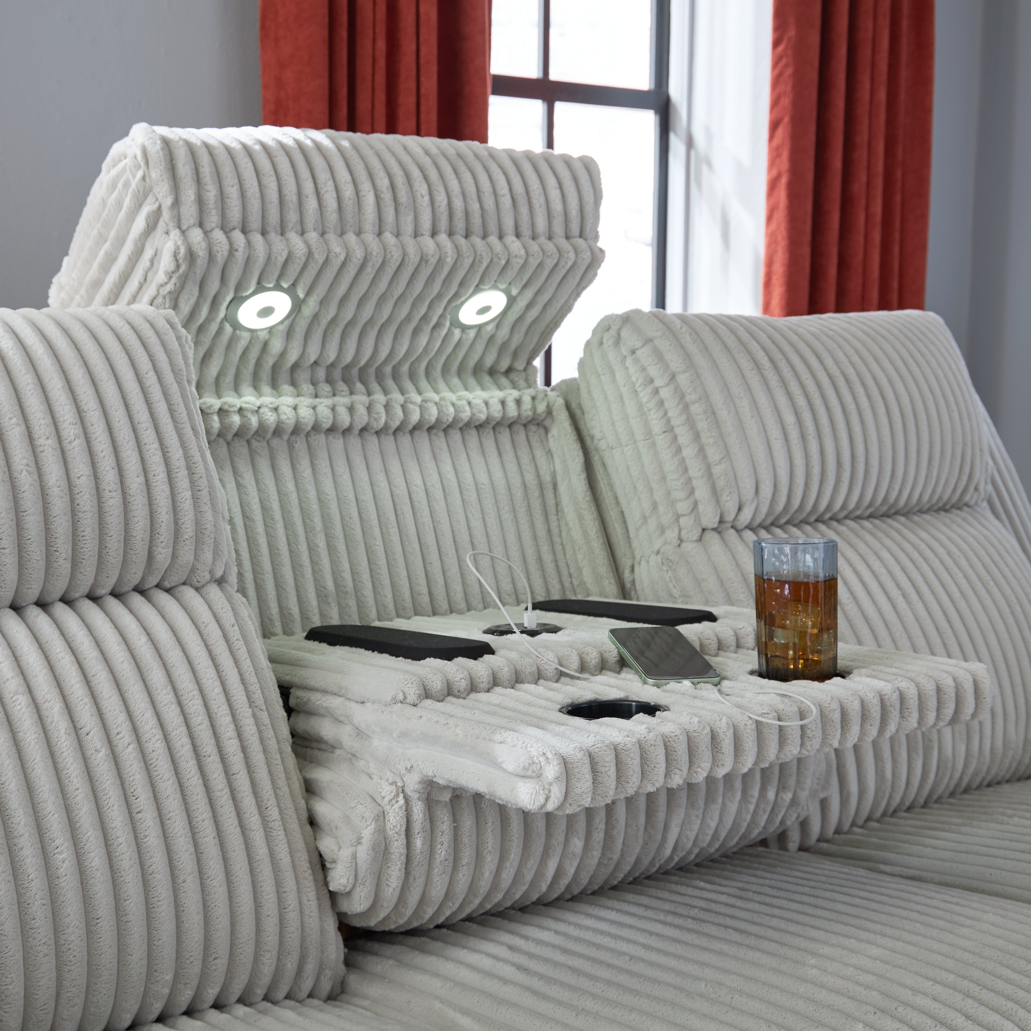Forest Lake Alloy Power Reclining Sofa - PC6420315