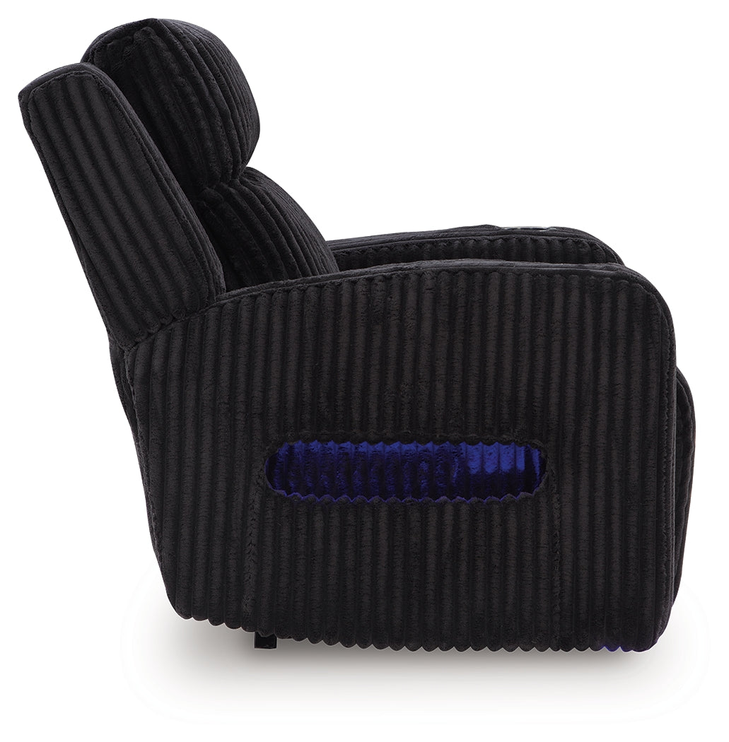 Forest Lake Black Power Recliner - PC6420213