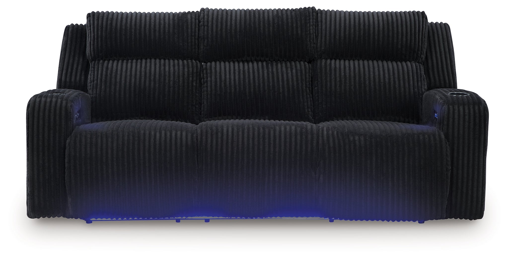 Forest Lake Black Power Reclining Sofa - PC6420215