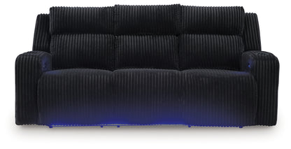 Forest Lake Black Power Reclining Sofa - PC6420215