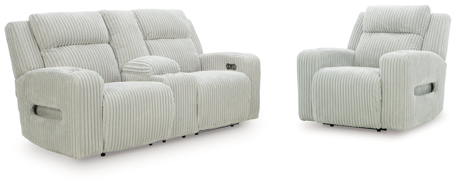 Forest Lake Power Reclining Loveseat and Power Recliner - PC64203U1