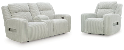 Forest Lake Power Reclining Loveseat and Power Recliner - PC64203U1