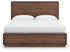 Fortlorn King Panel Bed and 2 Nightstands - PCB386B9