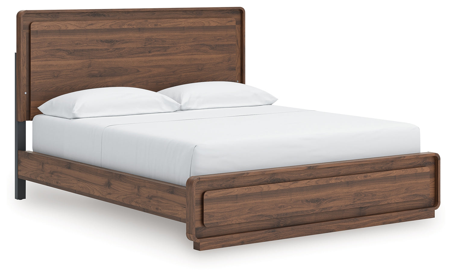 Fortlorn Walnut Brown California King Panel Bed - PCB386B5