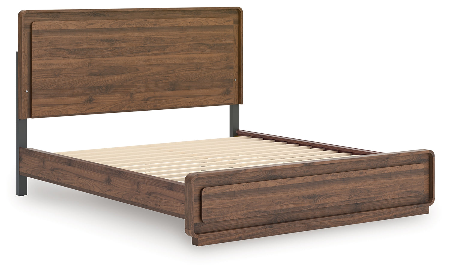 Fortlorn Walnut Brown California King Panel Bed - PCB386B5