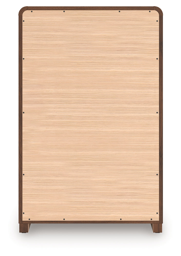 Fortlorn Walnut Brown Chest of Drawers - PCB386-46