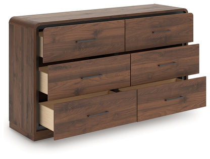 Fortlorn Walnut Brown Dresser - PCB386-31