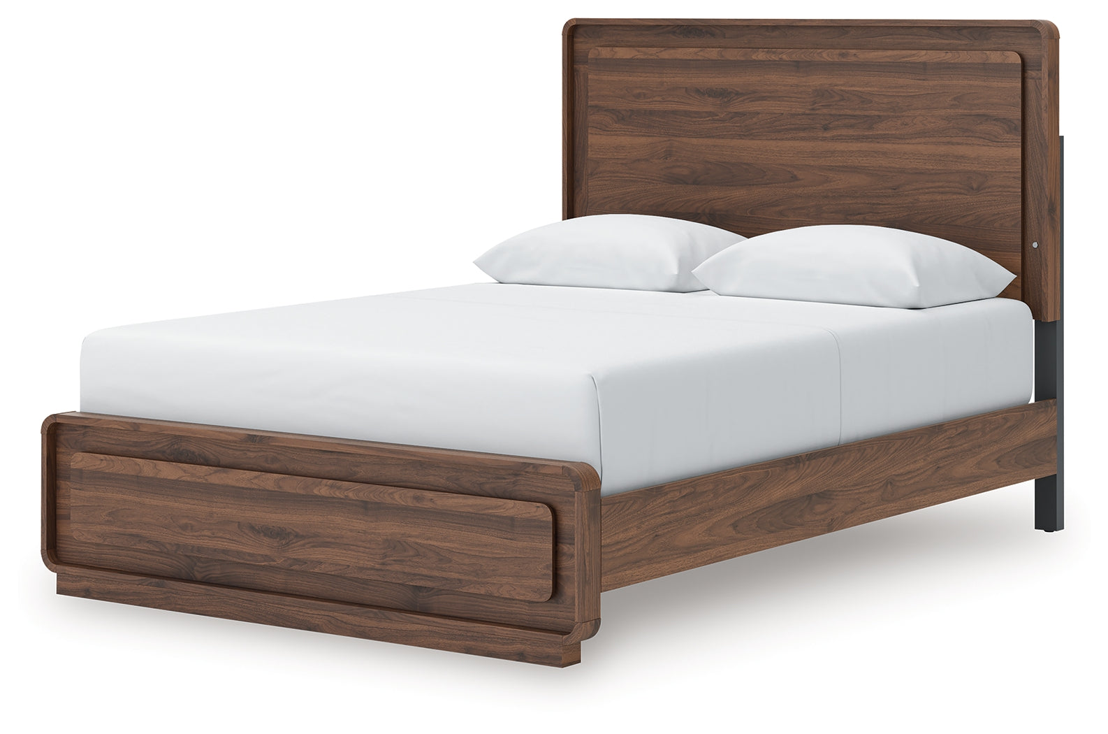Fortlorn Walnut Brown Queen Panel Bed - PCB386B2
