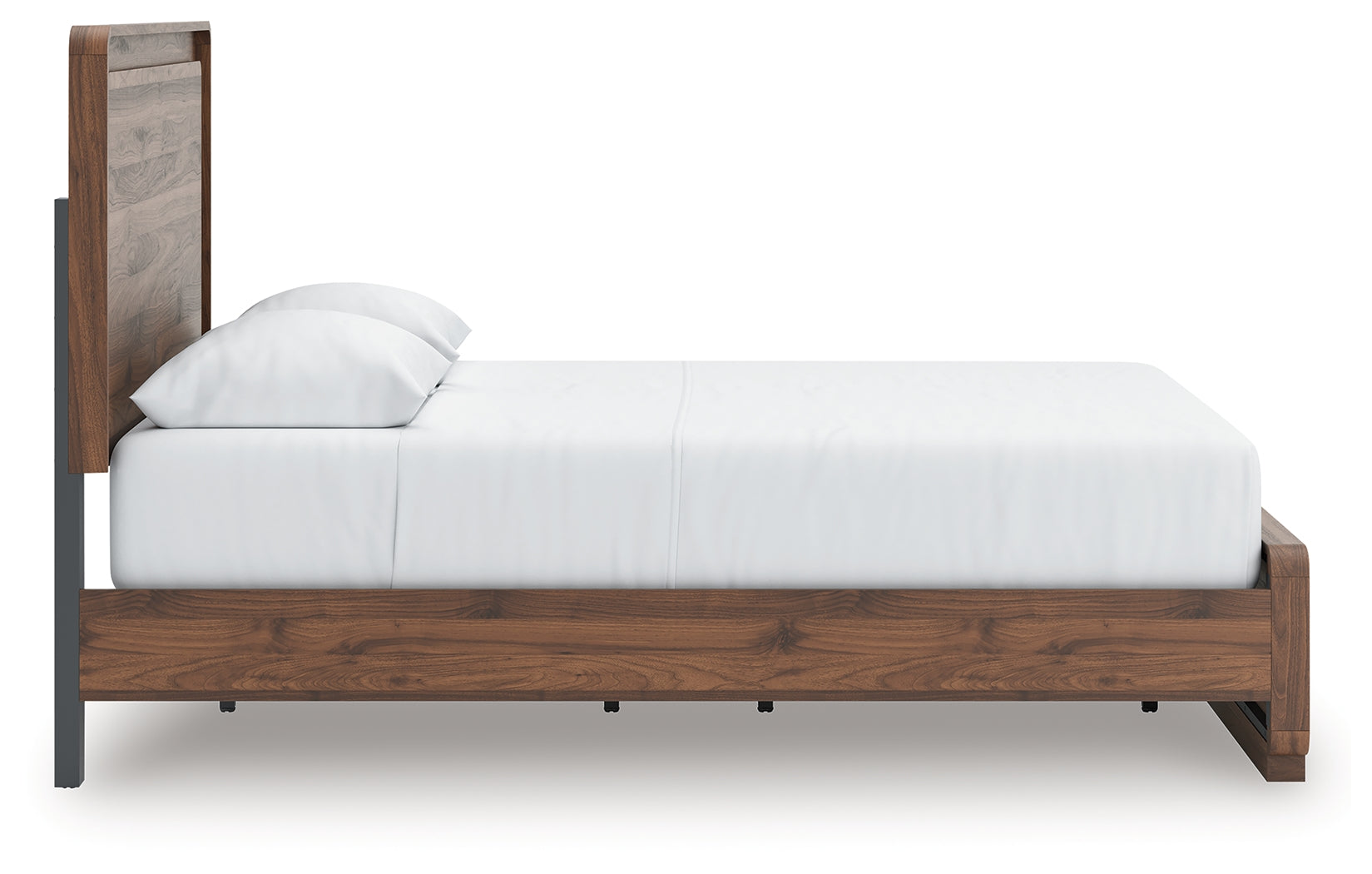 Fortlorn Walnut Brown Queen Panel Bed - PCB386B2