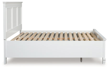 Fortman White California King Panel Storage Bed - B680B23