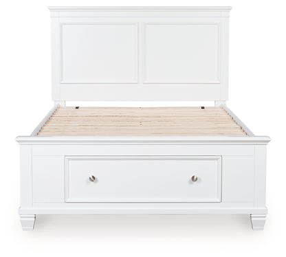 Fortman White Full Panel Storage Bed - B680B25