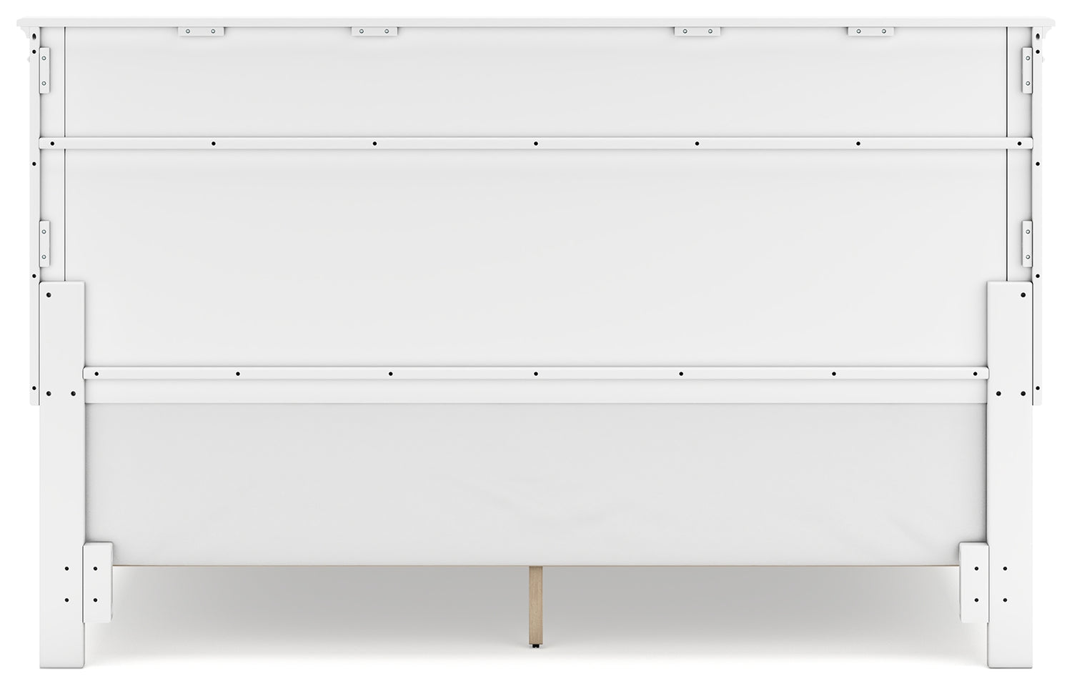 Fortman White King Panel Bed, Dresser and 2 Nightstands - B680B15