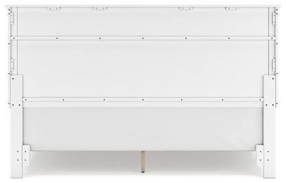 Fortman White King Panel Bed, Dresser and 2 Nightstands - B680B15