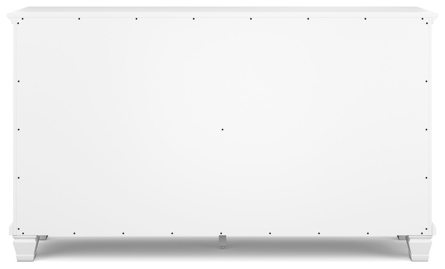 Fortman White King Panel Bed, Dresser and 2 Nightstands - B680B15