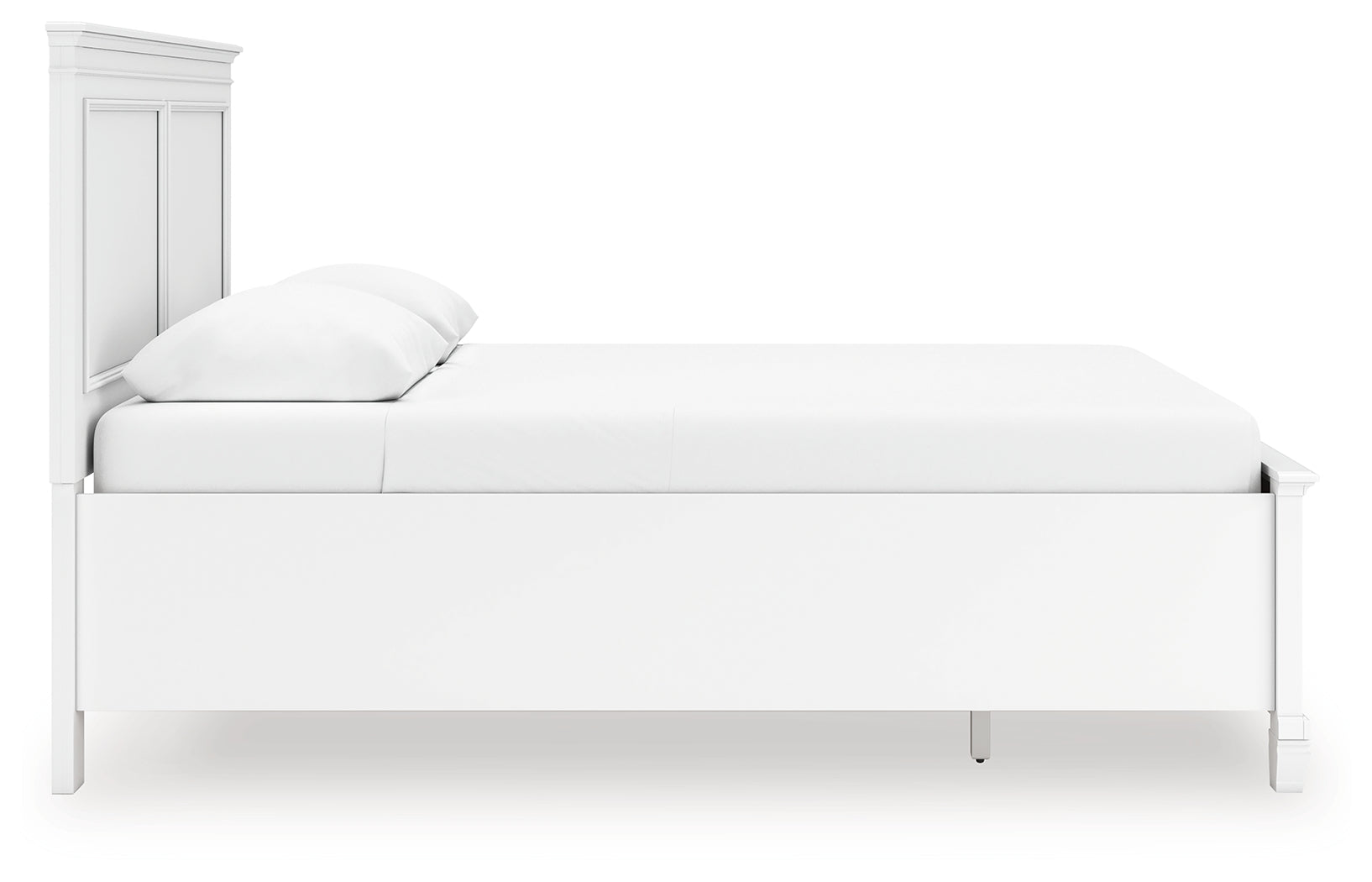 Fortman White Queen Panel Storage Bed - B680B20