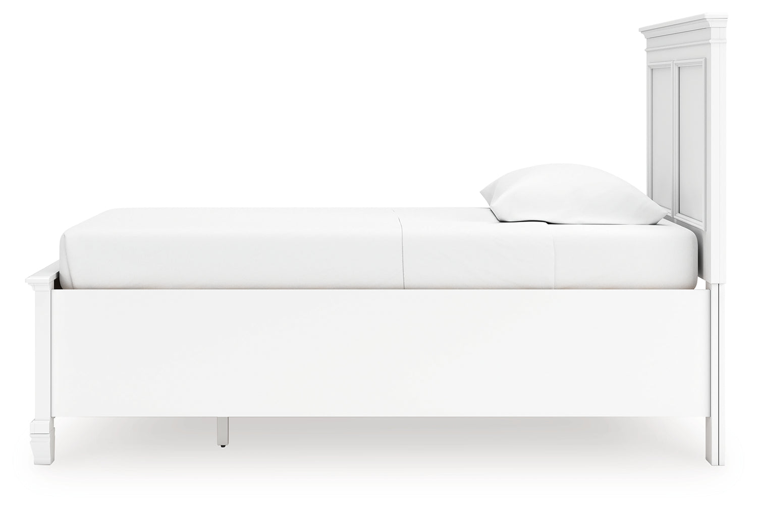 Fortman White Twin Panel Storage Bed - B680B24