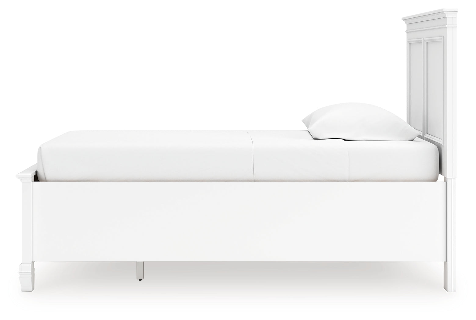 Fortman White Twin Panel Storage Bed - B680B24