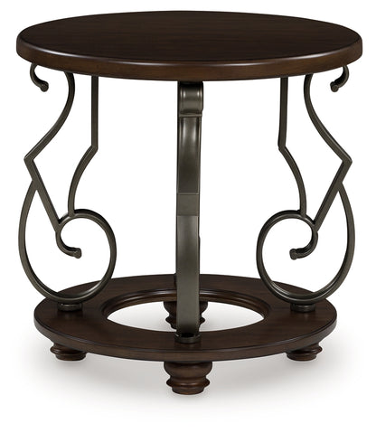 Frallyn Coffee Table and 2 Ends - T623T1