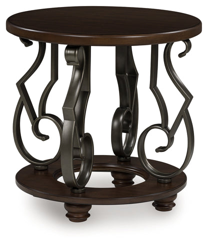 Frallyn Coffee Table and 2 Ends - T623T1