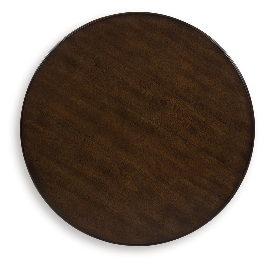 Frallyn Dark Brown End Table - T623-6
