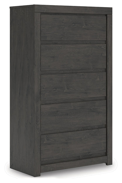 Fraluna Charcoal Chest of Drawers - PCB3370-46