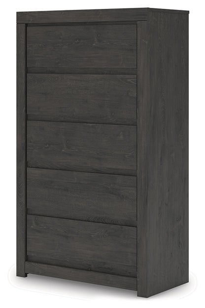 Fraluna Charcoal Chest of Drawers - PCB3370-46