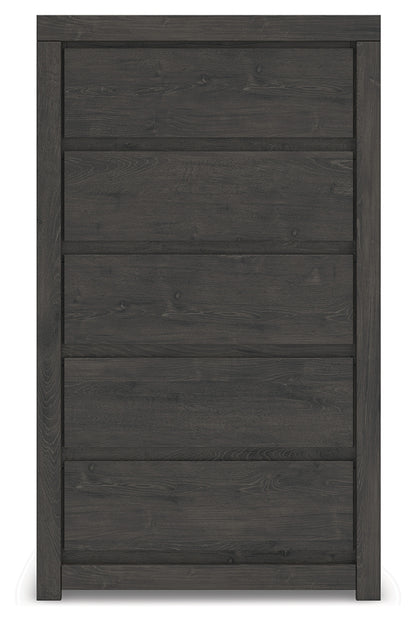Fraluna Charcoal Chest of Drawers - PCB3370-46