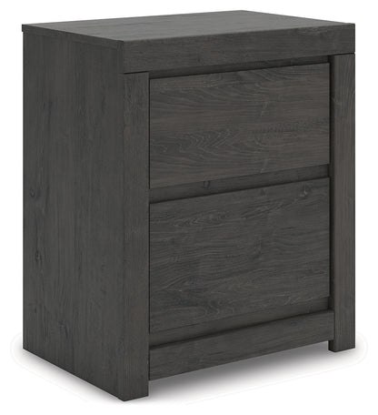 Fraluna Charcoal Nightstand - PCB3370-92