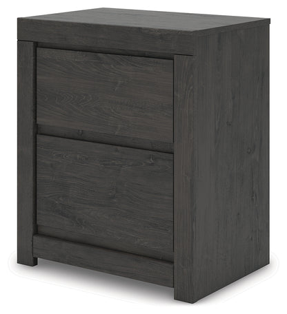 Fraluna Charcoal Nightstand - PCB3370-92