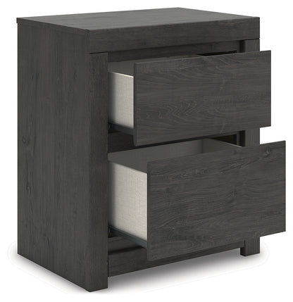 Fraluna Charcoal Nightstand - PCB3370-92
