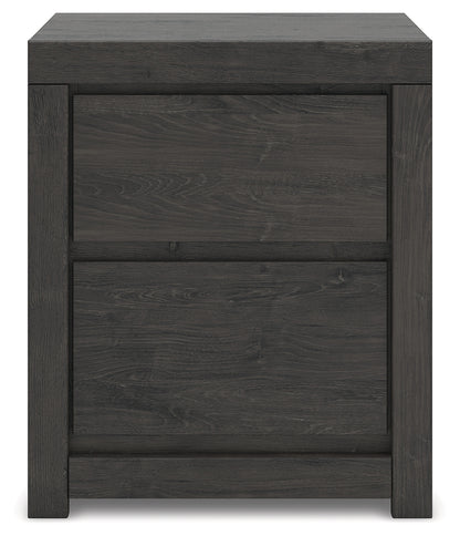 Fraluna Charcoal Nightstand - PCB3370-92
