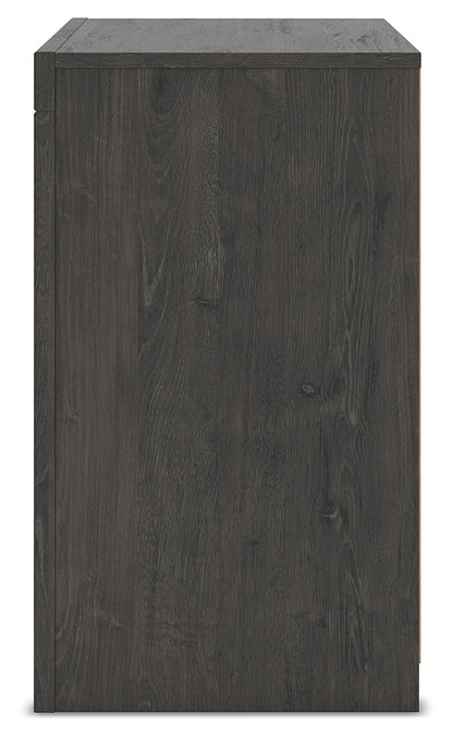 Fraluna Charcoal Nightstand - PCB3370-92