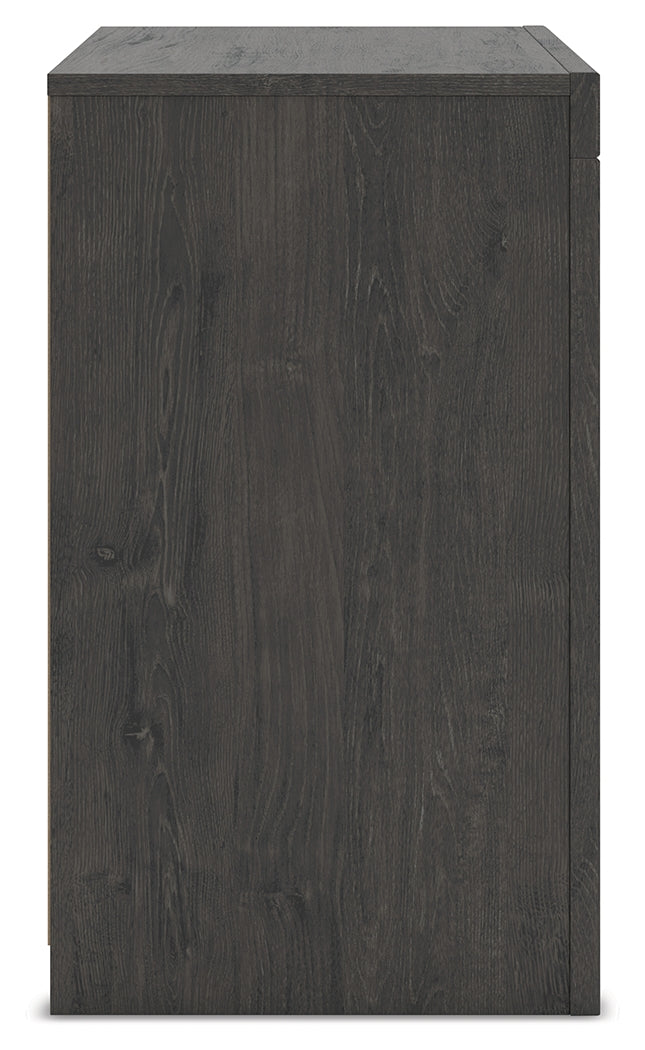 Fraluna Charcoal Nightstand - PCB3370-92