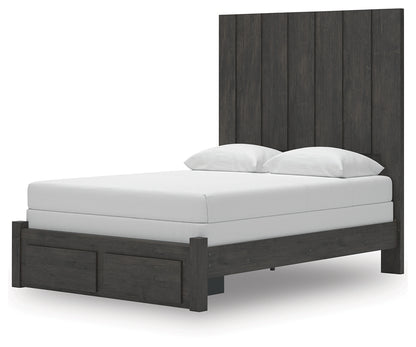 Fraluna Charcoal Queen Panel Storage Bed - PCB3370B4