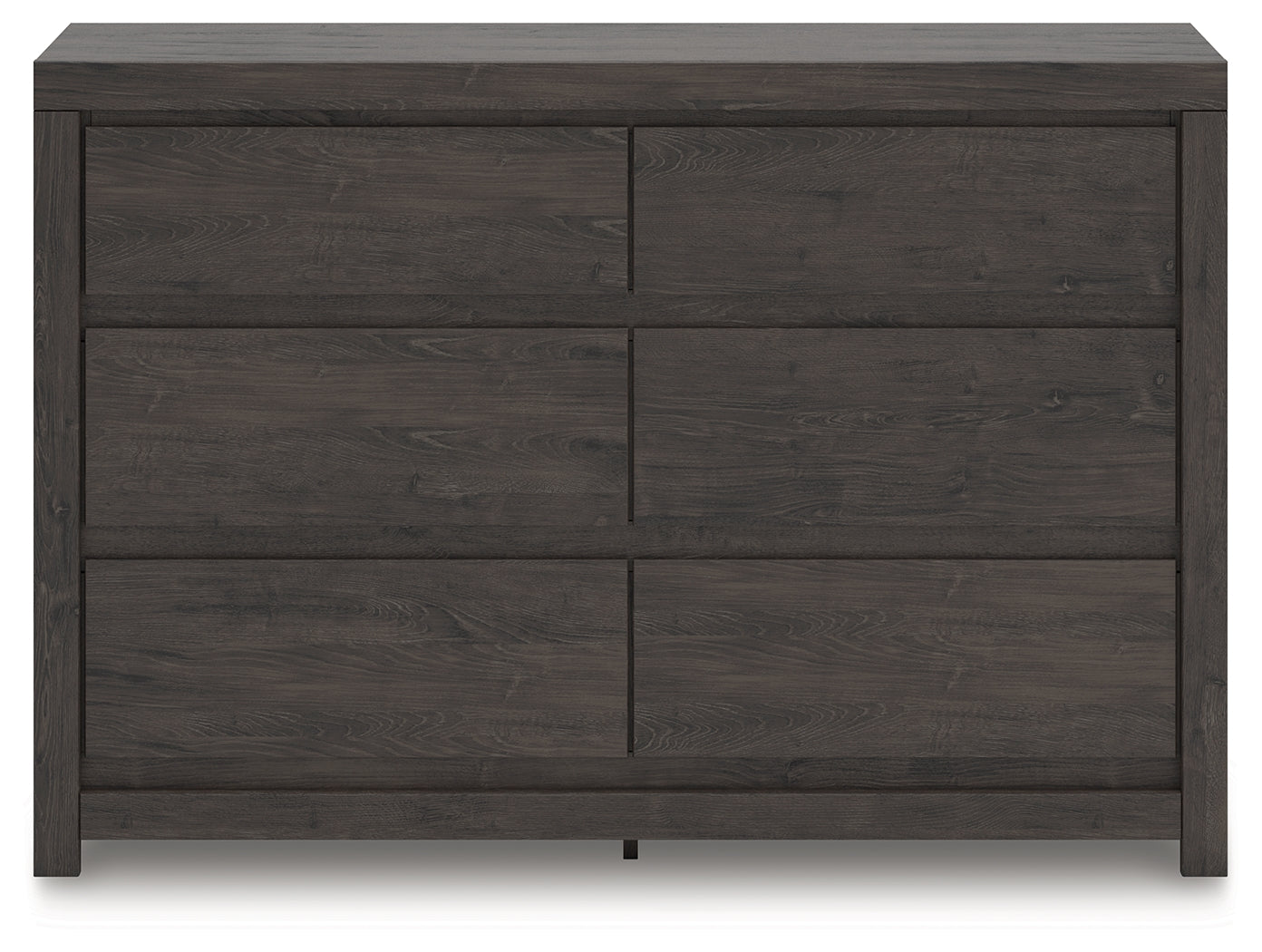 Fraluna Queen Panel Bed with Dresser and Nightstand in Charcoal from Ashley - Luna Furniture