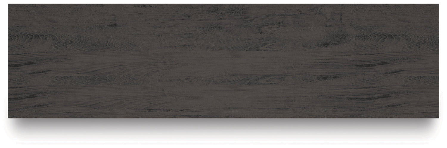 Fraluna Queen Panel Storage Bed with Dresser in Charcoal from Ashley - Luna Furniture