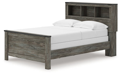 Frandern Full Bookcase Bed, Dresser and Mirror - B4480B6