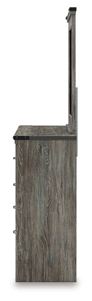 Frandern Full Bookcase Bed, Dresser and Mirror - B4480B6