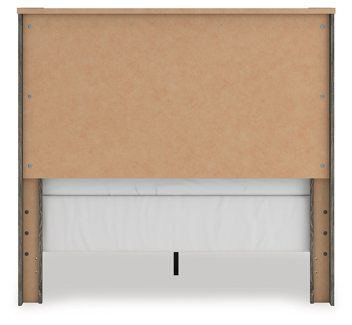 Frandern Full Panel Bed, Dresser and Mirror - B4480B20