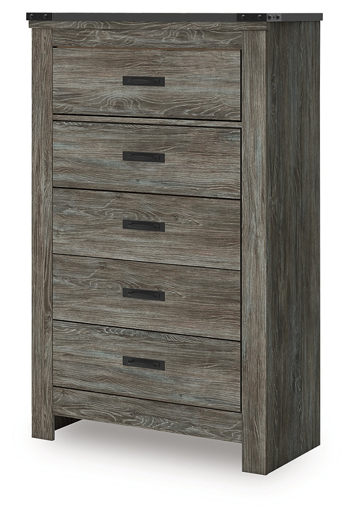 Frandern Gray Chest of Drawers - B4480-46